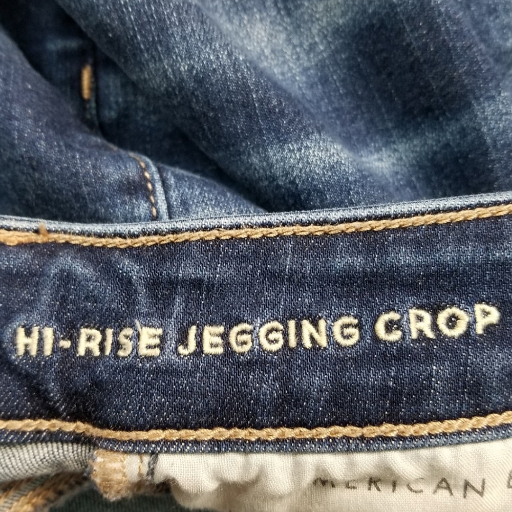 American Eagle Hi-Rise Jegging Crop Jeans - Picture 8 of 9
